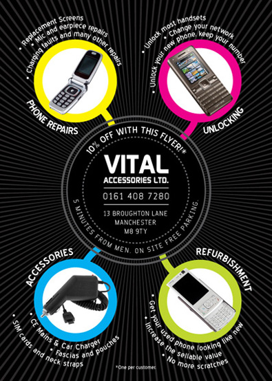 Vital Accessories flyer (Back)