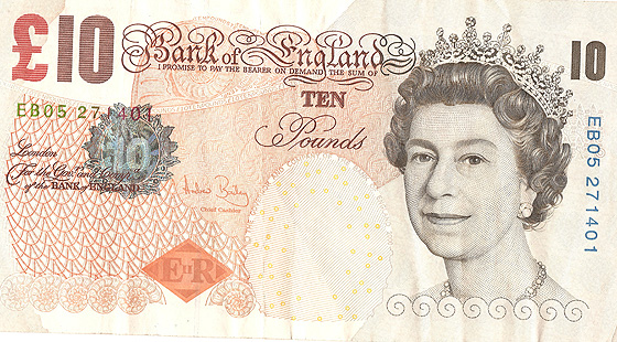 Guilloches can be found on banknotes.