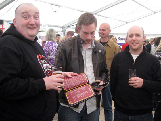 beerfestival2010_16 Nearly everyone I met read the programme.
