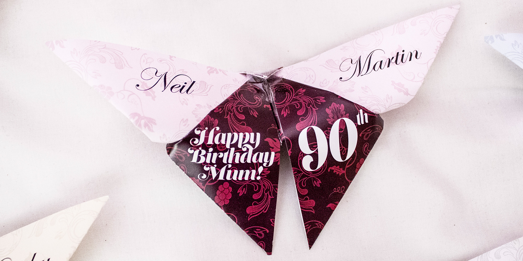 Birthday Place Cards Ideas